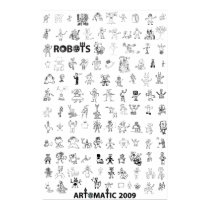 Artomatic Robots 2009 Poster 5 posters by robotdisorder Artomatic Robots 2009 Poster 5 posters