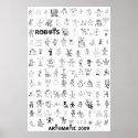 Artomatic Robots 2009 Poster 5 posters