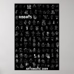 Artomatic Robots 2009 Poster 5 - Black Edition