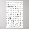 Artomatic Robots 2009 Poster 6 posters