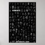 Artomatic Robots 2009 Poster 7 - Black Edition