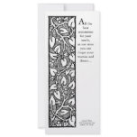 Arts and Crafts vine design Rack Card
