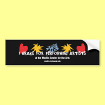 "Arts Lover" bumper sticker bumper stickers