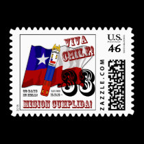 Arts To The World! - Viva Chile Mision Cumplida! stamps