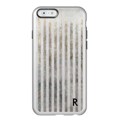 Artsy Abstract Distressed Stripes Personalized Incipio Feather® Shine iPhone 6 Case