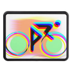 Artsy Bicycling Trailer Hitch Covers