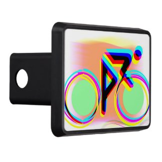 Artsy Bicycling Trailer Hitch Covers