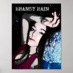 Artsy Brandy Rain Poster