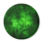 artsy_bright_green_trees magnets
