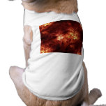 artsy_brown_trees pet t shirt