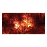 artsy_brown_trees photo card template