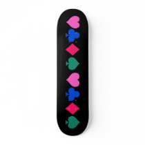Artsy Card Symbols Electric Skate Deck