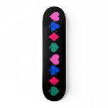 Artsy Card Symbols Electric Skate Deck
