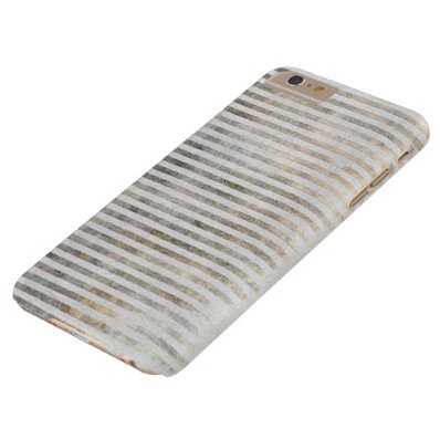 Artsy Chic Romantic Abstract Distressed Stripes Barely There iPhone 6 Plus Case