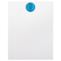 Artsy Circle Blue letterhead by Cheryldesigns Artsy Circle Blue letterhead