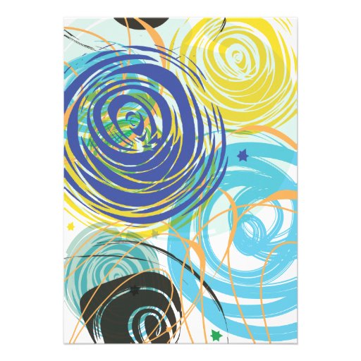 ARTSY FARTSY Bar Bat Mitzvah Invitation