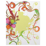 artsy floral bliss vector design custom letterhead