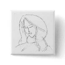 Artsy Gal buttons by superpowerpnut Artsy Gal buttons