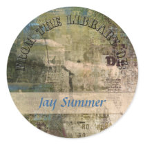 Artsy Graphic Library Plate stickers