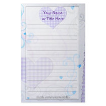 Artsy Heart Stationery by Customizables Artsy Heart Stationery