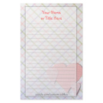 Artsy Heart Stationery by Customizables Artsy Heart Stationery