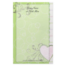Artsy Heart Stationery by Customizables Artsy Heart Stationery