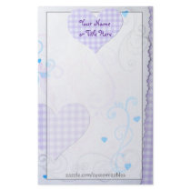 Artsy Heart Stationery by Customizables Artsy Heart Stationery