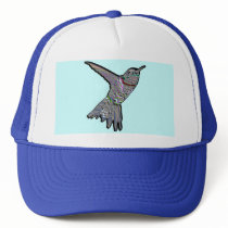 Artsy Hummingbird Trucker Hat