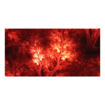artsy_orange_trees photo greeting card