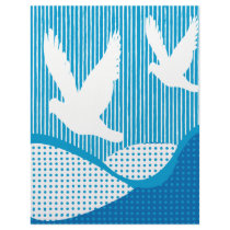 Artsy  Peace Scrapbook Paper letterhead