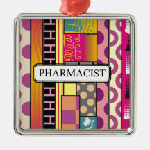 Artsy Pharmacist Gifts Christmas Tree Ornament
