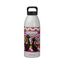 Artsy Pharmacist Gifts Drinking Bottle