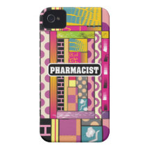 Artsy Pharmacist Gifts iPhone 4 Cases
