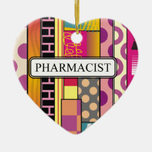 Artsy Pharmacist Gifts Ornament