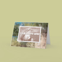 Artsy Photo Frame Card