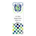 Artsy Polka Dot Butterfly Bookmarks