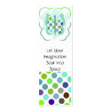 Artsy Polka Dot Butterfly Bookmarks