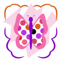 Artsy Polka Dot Butterfly Ornament photo sculptures by polkadotpizazz Artsy Polka Dot Butterfly Ornament photo sculptures