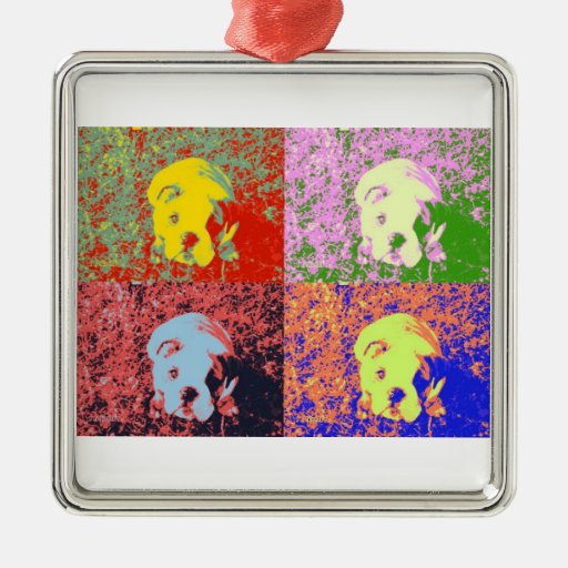 artsy puppy christmas ornaments zazzle artsy puppy christmas ornaments zazzle