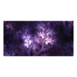 artsy_purple_trees picture card