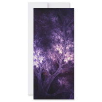 artsy_purple_trees customized rack card