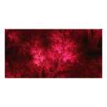 artsy_red_trees picture card