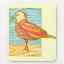 Artsy Seagull mousepads