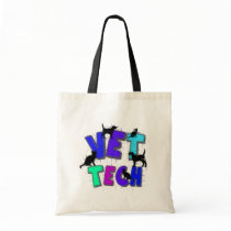 Artsy Vet Tech Gifts, Unique artist drawn design Bag