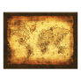 Arty Vintage Old World Map Print Photo Art