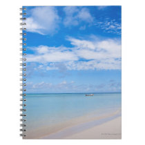 Aruba, beach and sea spiral notebook