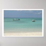 Aruba boats print