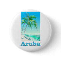 Aruba Pinback Button