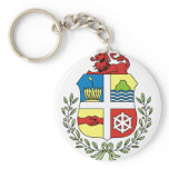 Aruba Coat of arm AW Keychain