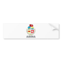 Aruba Coat of Arms Bumper Stickers